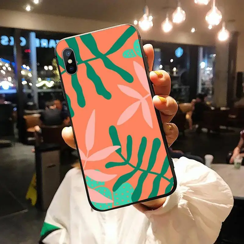 

Cactus Flower Leaf Retro Phone Case for iPhone 11 12 pro XS MAX 8 7 6 6S Plus X 5S SE 2020 XR