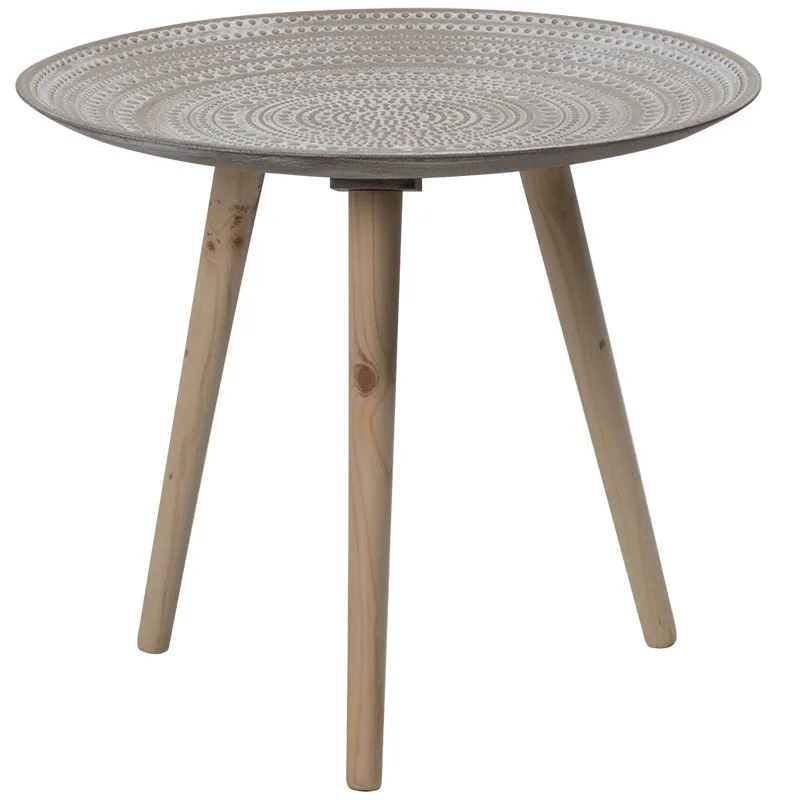 

Creative Tray Small Table Placement Coffee Table Small Living Room Decoration Europe and America Pine Furniture