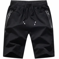 2021summer sports shorts mens five point pants fitness running casual pants mens thin pocket zipper pants