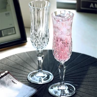 high quality crystal glass cup transparent goblet creative champagne glasses wedding glasses cocktail glasses kitchen drinkware