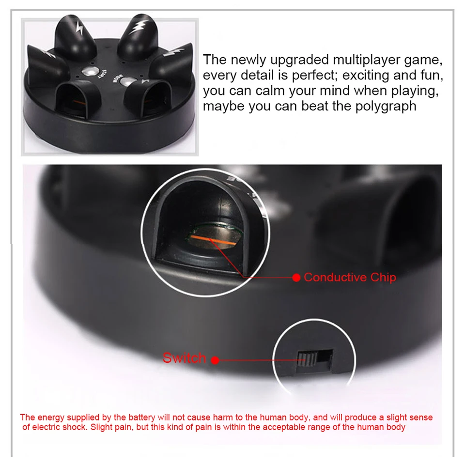 Забавный Электрический Шокер SEELAUGH проверенный хитрый детектор ЛЛИ шутки подарки