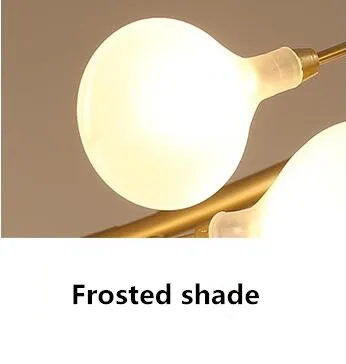 frosted shade Современный Светлячок светодиодный светильник-люстра стильная ветка дерева люстра лампа декоративный Светлячок потолочный светильник подвесной светильник ing - Цвет абажура: frosted shade