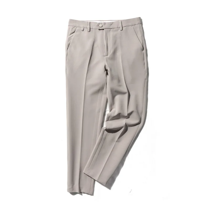 Zogaa 2019 новый мужской костюм брюки модные японский стиль мужские тонкие