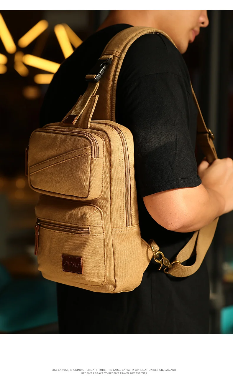XINCADA Винтаж Ретро Стиль Crossbody Креста тела слинг сумка маленькая человек кошелек плечо сумка груди для Для мужчин Murse