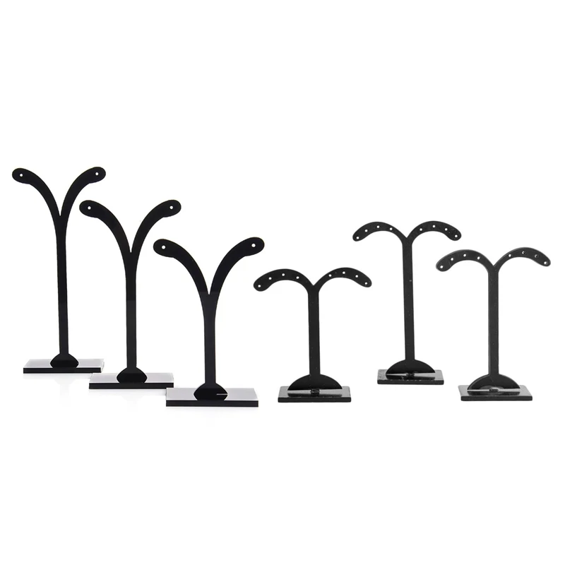 

2 Set Acrylic Three-Piece Earring Stand Earring Jewelry Stand Jewelry Stand Creative Props, Bean Sprouts & Branches