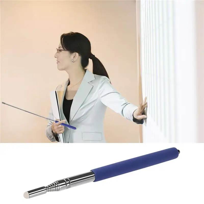 

TINKSKY Hand Pointer Extendable Telescopic Retractable Pointer Handheld Presenter Classroom Whiteboard Pointer (Blue)