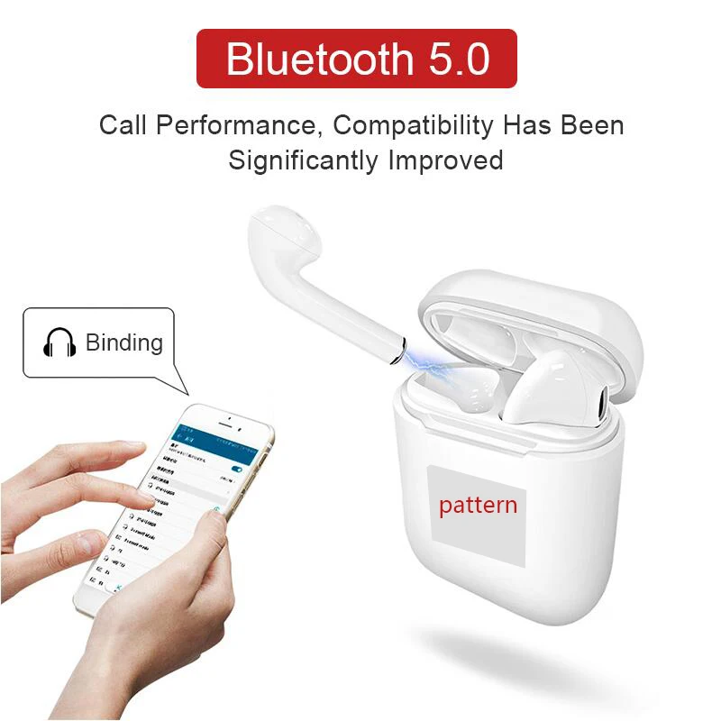 I9s Tws Наушники Беспроводные Bluetooth 5 0 наушники мини с микрофоном зарядная коробка