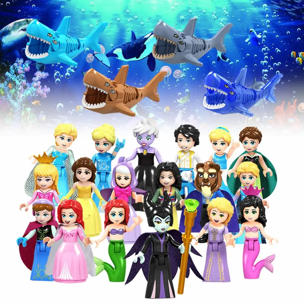 Сказочная принцесса город серия Золушка белый снег кукла Анна Акула Playmobil