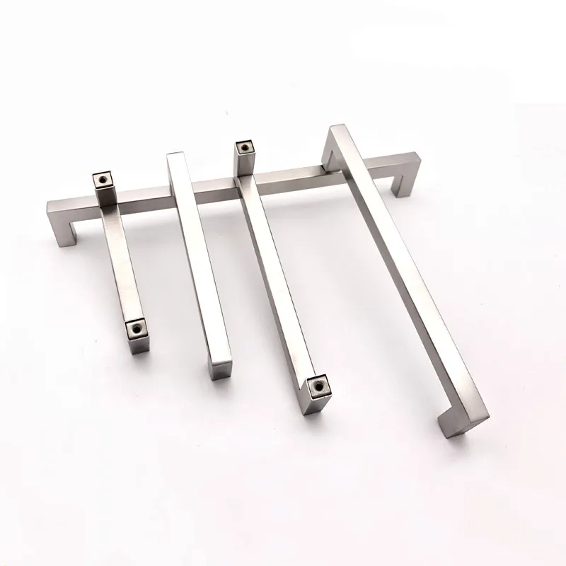 KK&ampFING Modern Stainless Steel Cabinet Handles Drawer Knobs Kitchen Cupboard Wardrobe Door Pulls Furniture Hardware 10X10mm |