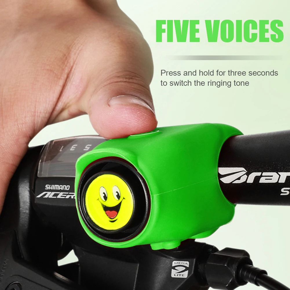 Силиконовый велосипедный звонок 120 дБ звуковой сигнал для горного и дорожного