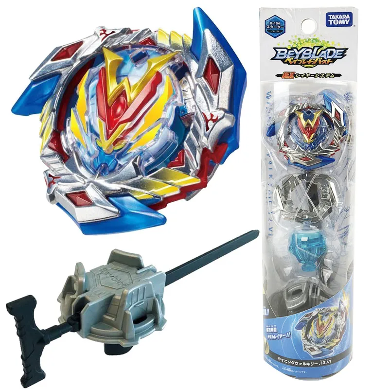 Takara Tomy Beyblade Burst B-104 Starter Winning Valkyrie.12. VI God Series Metal Toys Arena Gyroscope Emitter Toys