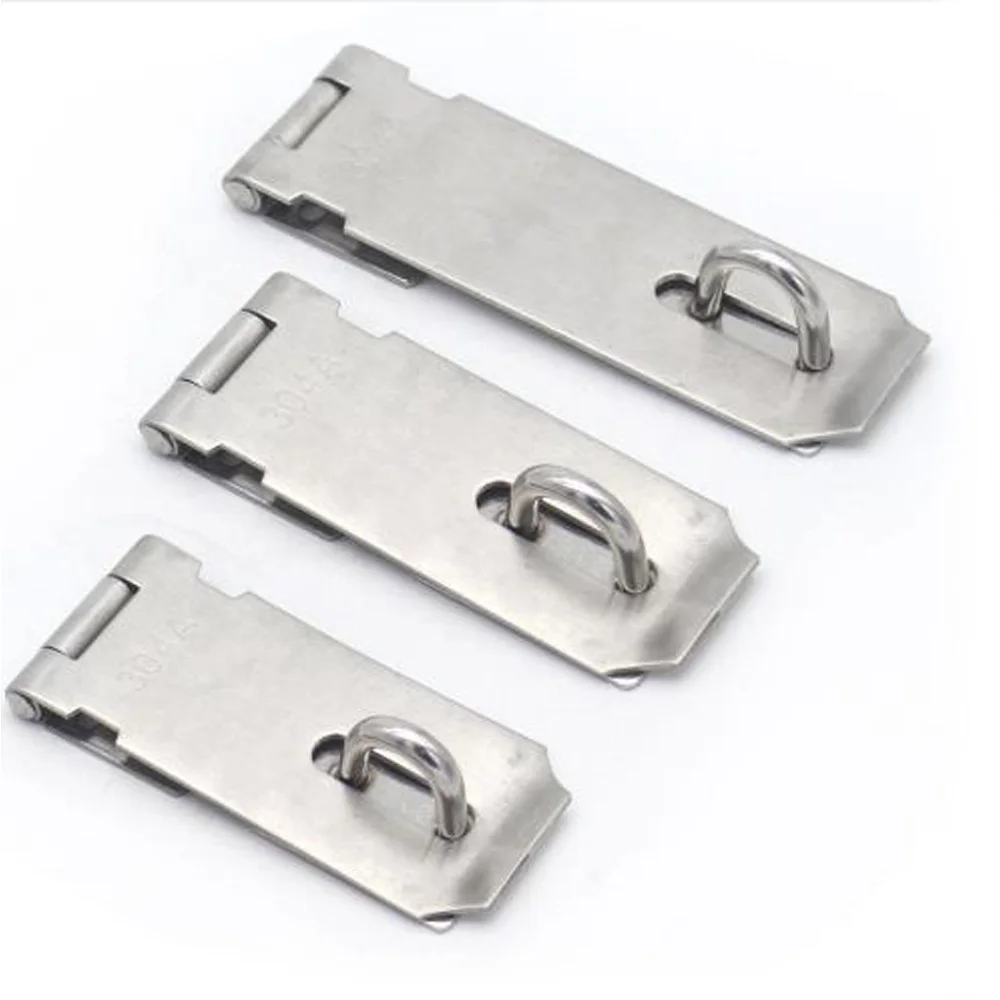 

Hardware Door Bolt Silver Stainless Steel Screws Cabinet Cupboards Lock