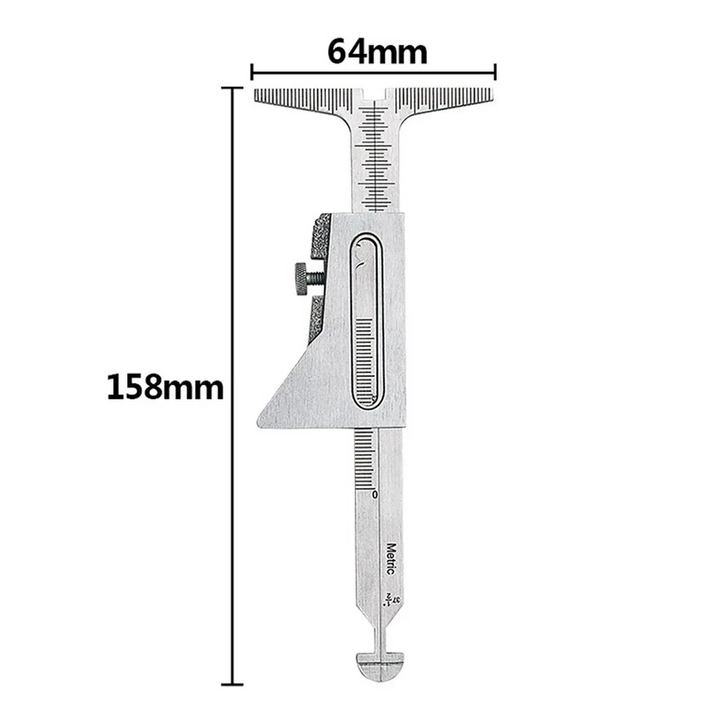 1pc HI-LO Welding Pipe Gauge 0.5 Accuracy Inspection Gage Metric & Standard Accurate Weld Tester Ruler | Инструменты