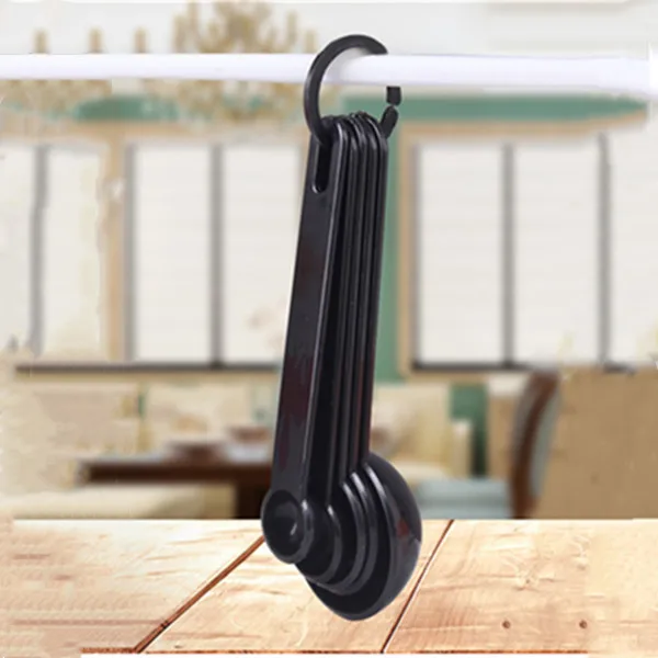 1 Набор черных мерных ложек кухонные принадлежности кухонная посуда инструменты