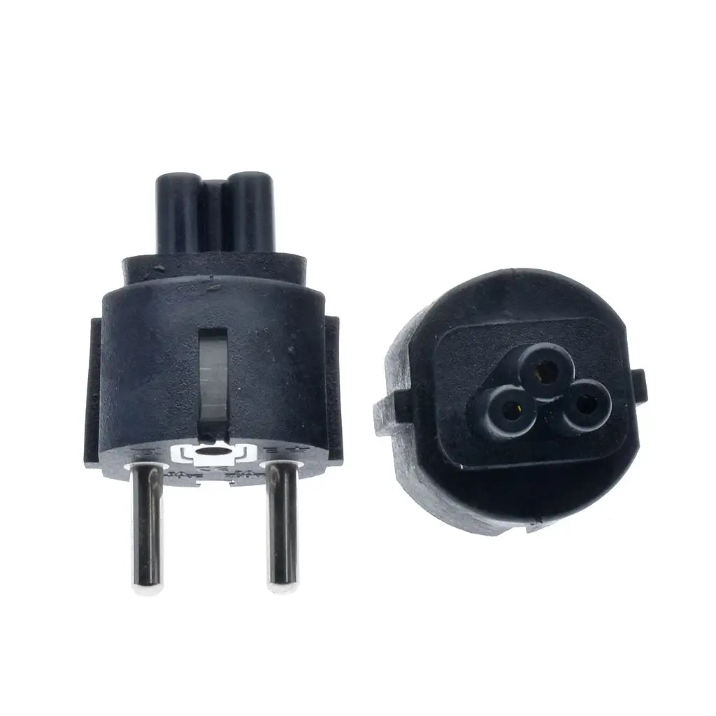 Schuko CEE7/7 к IEC320 C5 адаптер питания штекер для интерфейса C6, Schuko штекер для настольного адаптера