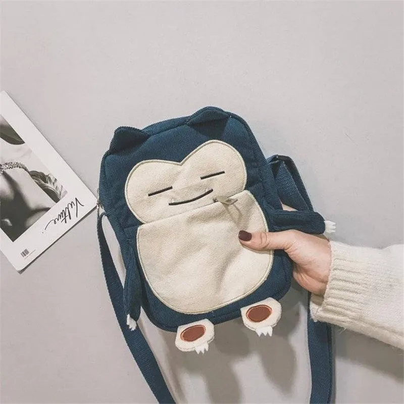 Рюкзак Snorlax для девочек сумка плюшевый рюкзак мультипликационный