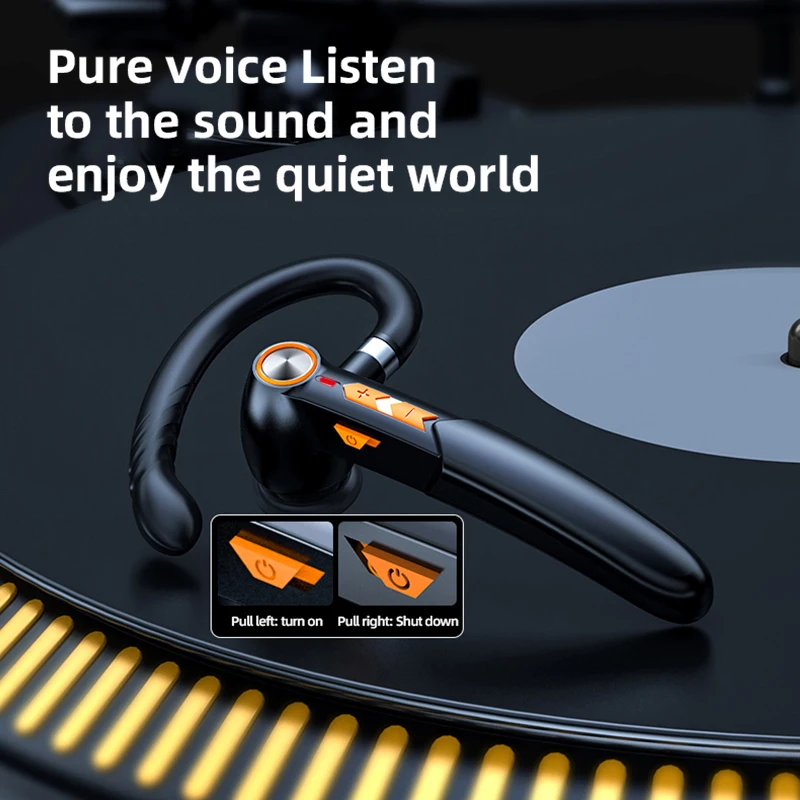 Bluetooth гарнитура ME 100 деловая модель вращающиеся наушники вкладыши стерео