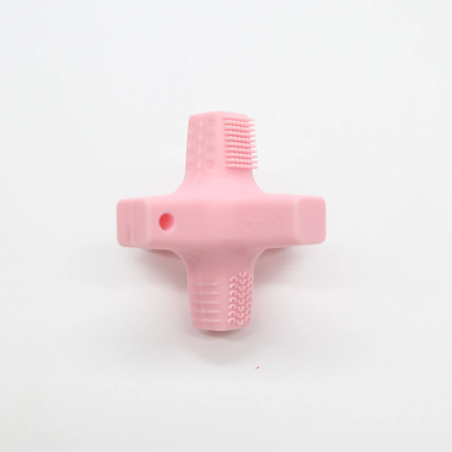 TR019-5 Pastel pink 1 шт., новинка, силиконовые грызуны, Детские Прорезыватели, аксессуары для соски, прорезыватели для новорожденных, игрушки, жевательные кольца, пищевой силикон, BPA бесплатно - Цвет: TR019-5 Pastel pink
