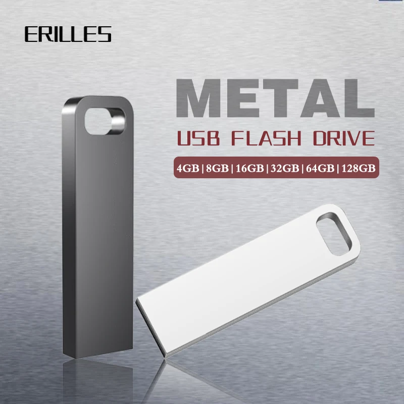 НОВЕЙШИЙ МЕТАЛЛИЧЕСКИЙ флеш накопитель usb 8 ГБ 16 32 USB 64 128 256 высокоскоростная