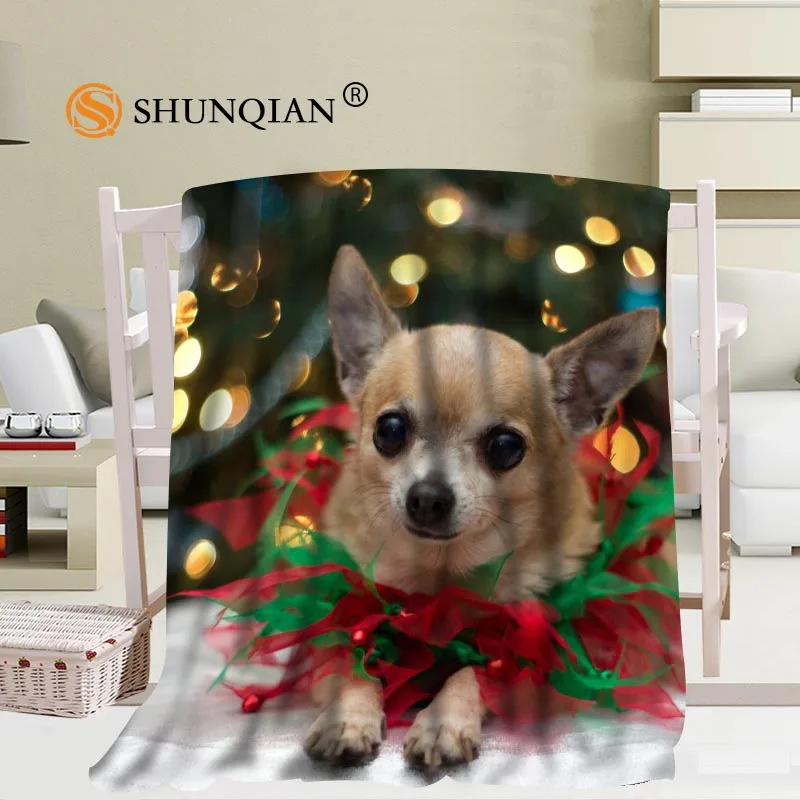 Economici Personalizzato Natale Cane Coperta Manta Falafel Coperta Divano/letto/aereo Da Viaggiobedding56x80inch 50X60inch 40X50inch