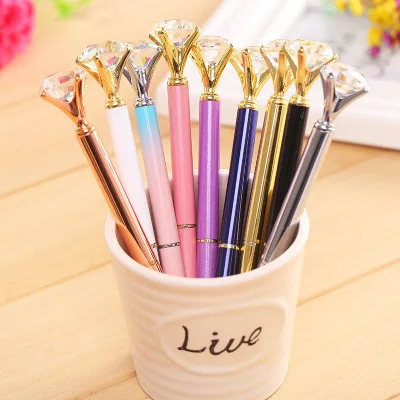 

new arrival diamond pen queen gem crystal gift pen 500pcs