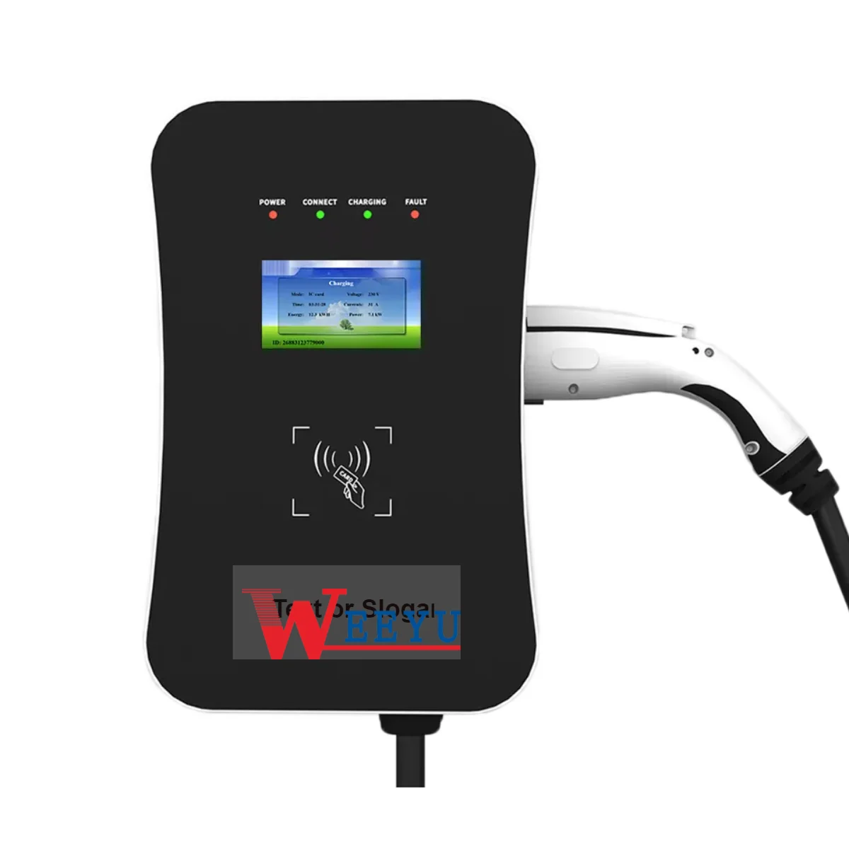 

smart charging stations 7kw charging stations schuko Wallbox Charging Station with WiFi