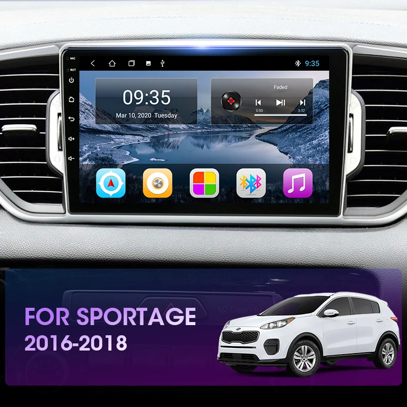 Vtopek аудио 2G + 32G DSP автомобильный Android радио для KIA Sportage 4 2016 2017 2018 KX5 мультимедийный
