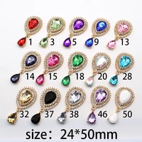 new 5pcs 2450mm golden alloy rhinestone buttons wedding wine glasses decoration clothing metal brooch diy crafts accessories