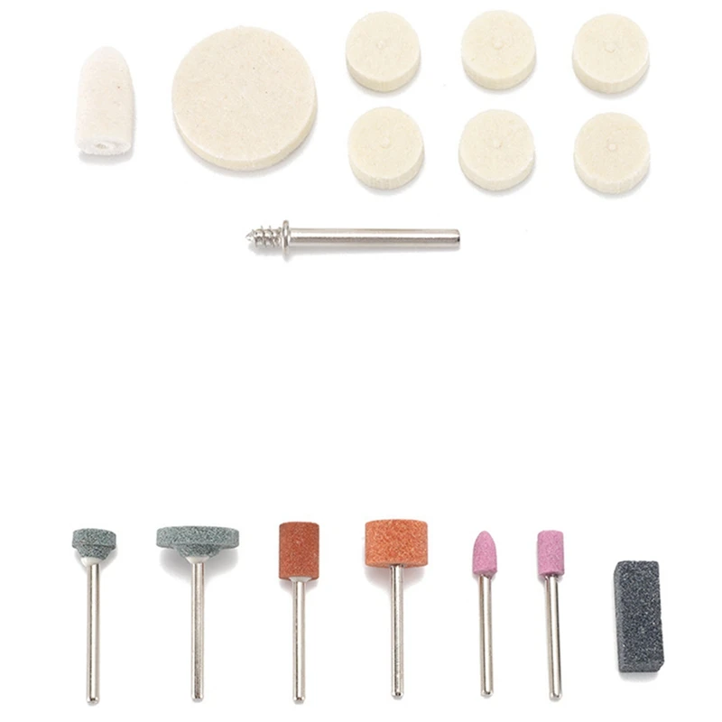 

105Pcs Electric Mini Drill Bit Kit Abrasive Rotary Tool Accessories Set for Dremel Grinding Sanding Polishing Cutting