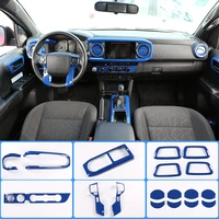 car steering wheel dashboard gears panelinner handle frame stickerfor toyota tacoma 2016 2020interior modification accessory