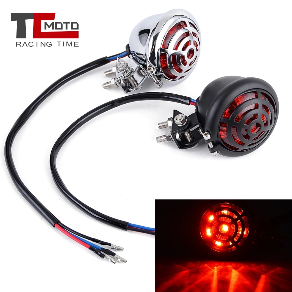 Задний светодиодный светильник онарь для мотоцикла стоп-светильник красная