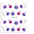 1 лист летние наклейки для ногтей наклейки Золотой черный белый лист для маникюра фольга геометрический слайдер клей для накладных ногтей Декор Аксессуары