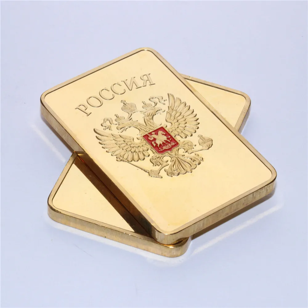 

Rare,Ebay hot sell RARE 1 OZ. SOVIET RUSSIAN USSR CCCP PURE .999 24K GOLD LAYERED INGOT BULLION BAR,free shipping 10pcs/lot