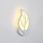 Настенный светодиодный светильник в форме листа бабочки, настенный квадратный светодиодный прикроватный светильник для спальни, коридора, домашнего декора, декоративное искусство, 220 В