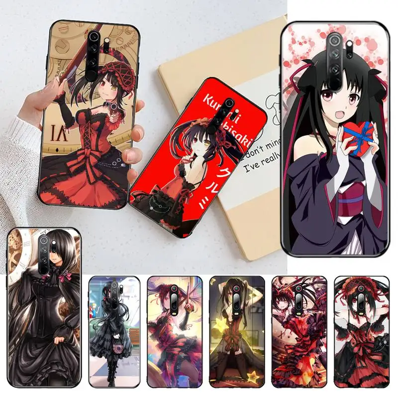 Высококачественный чехол для телефона Tokisaki Kurumi Redmi Note 8 8A 8T 7 6 6A 5 5A 4 4X 4A Go Pro |