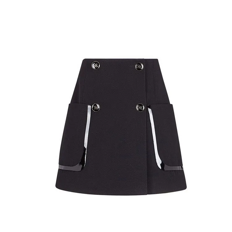 Новинка водолазка toki с надписью свитер черная юбка модный костюм SA0941|Спортивные