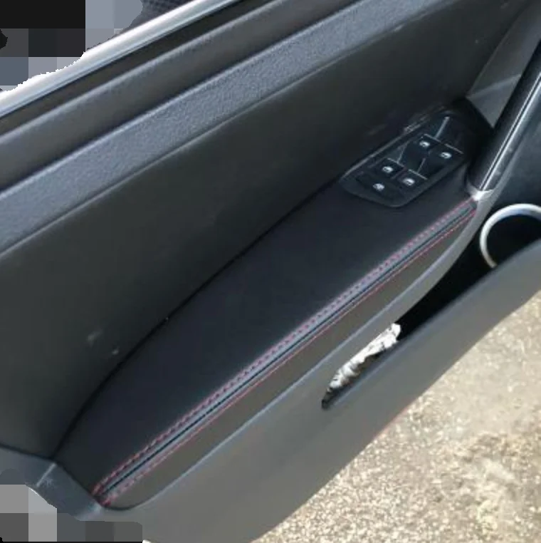 Передняя/задняя панель из микрофибры и кожаный чехол для подлокотника защитная