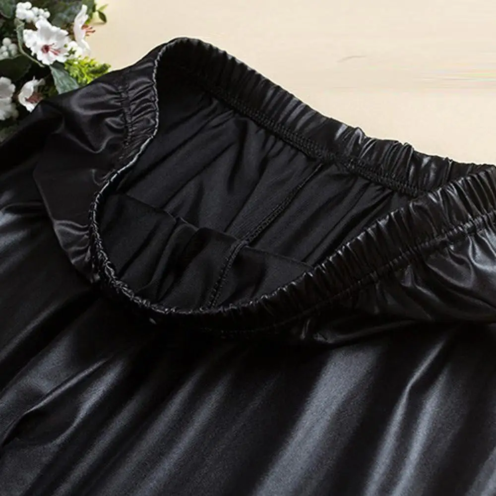 Женские кожаные леггинсы размера плюс на осень и зиму штаны-карандаш с эффектом