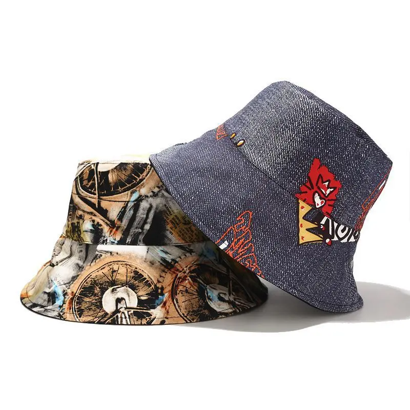 2020 Двусторонняя Большая шляпа-ведро с завязками летняя пляжная рыболовная Кепка