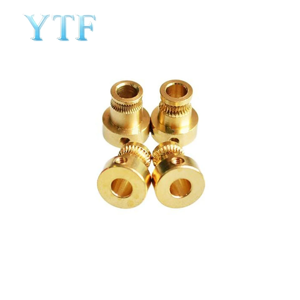 Привод шестерни медный шкив экструдера диаметр 5 мм Фидер колеса 1 75 3 0 нить часть