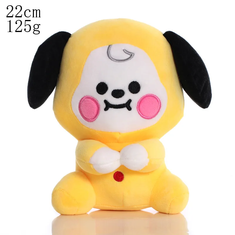 Мультяшные KPOP плюшевые игрушки подушка в виде животного CHIMMY COOKY KOYA MANG RJ SHOOKY TATA