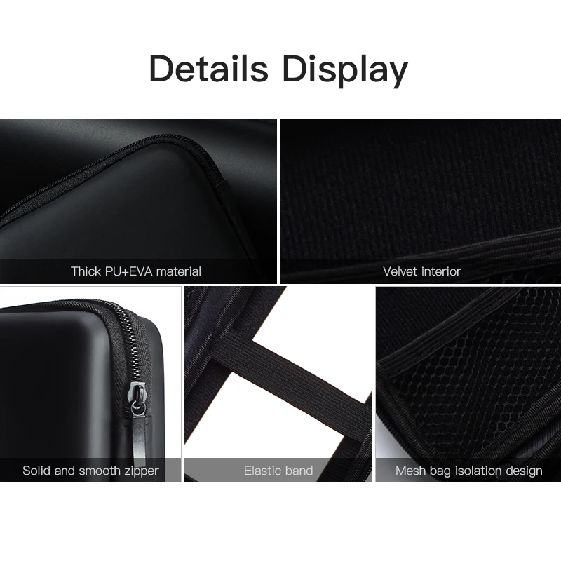 Чехол Vention Power Bank Жесткий защитный футляр для 2 5 жестких дисков usb кабель внешнего