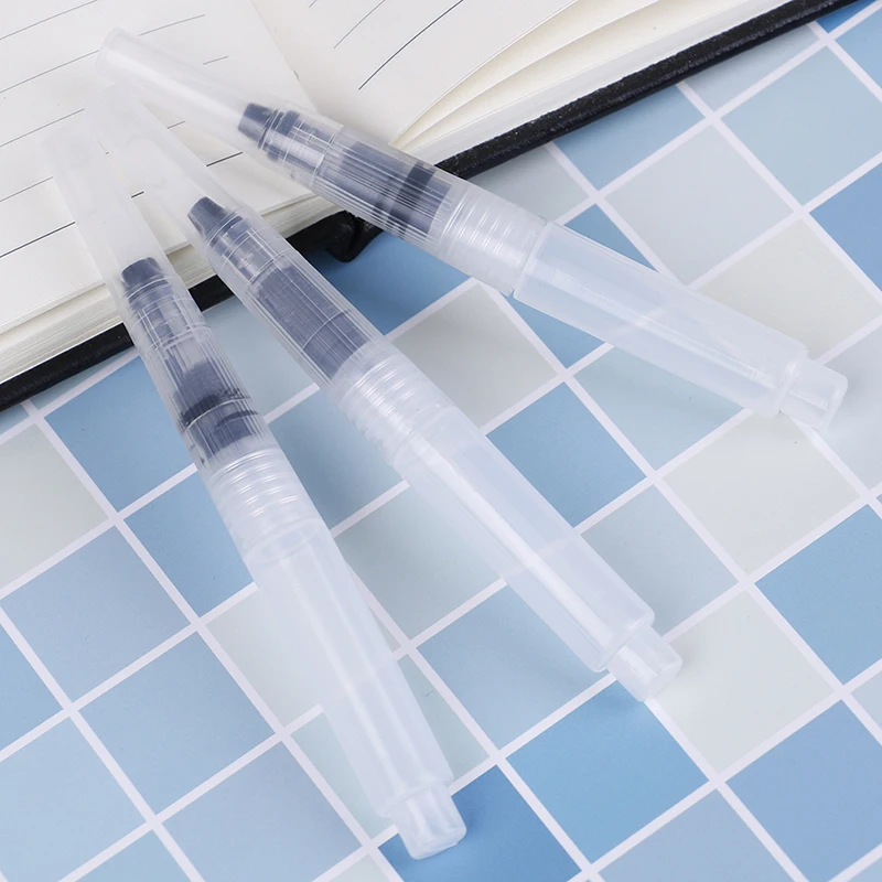 

2Pcs/Set Refillable Water Brushes Pilot Water Brush Ink Pen For Calligraphy Drawing Painting Pen Office Stationery Art Supplies