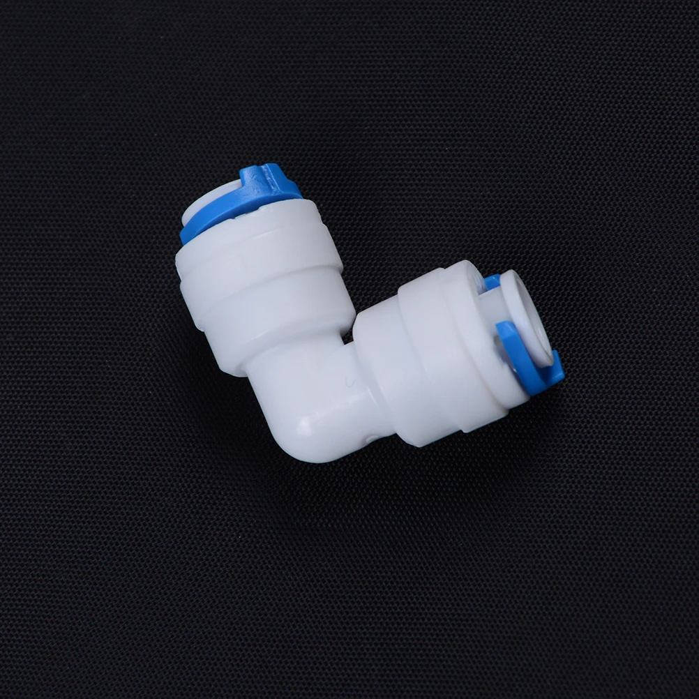 Новинка 1/4 "-1/4" OD труба POM фитинг шланг Колено быстрый соединитель Аквариум RO