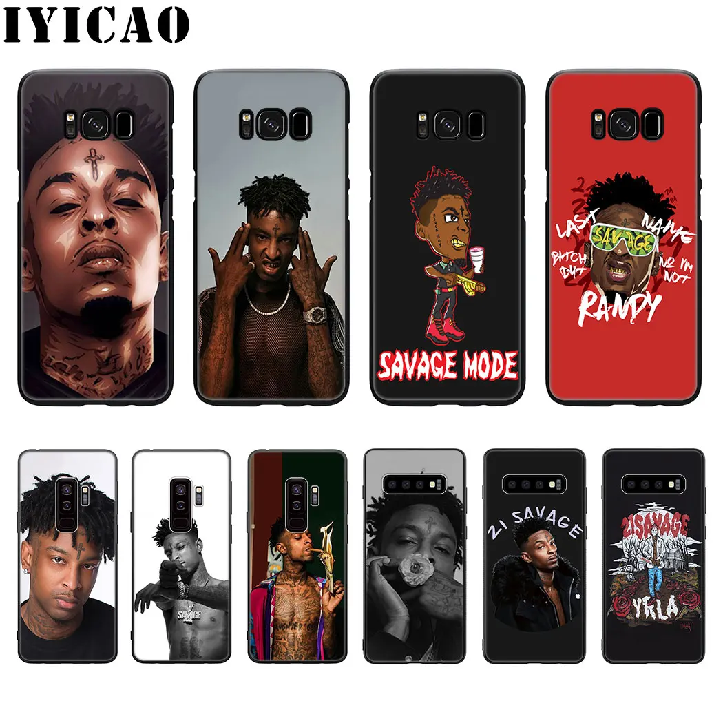 Мягкий силиконовый чехол Rapper в стиле хип хоп 21 Savage для Samsung Galaxy S20 S10 S9 S8 Lite Plus Ultra S10E