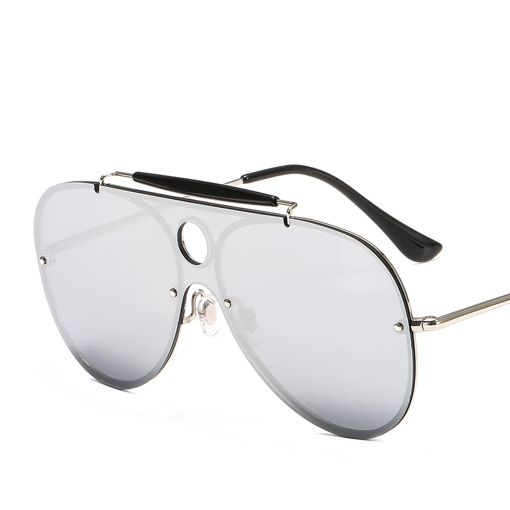 

Солнцезащитные очки унисекс, без оправы, с цветной пленкой