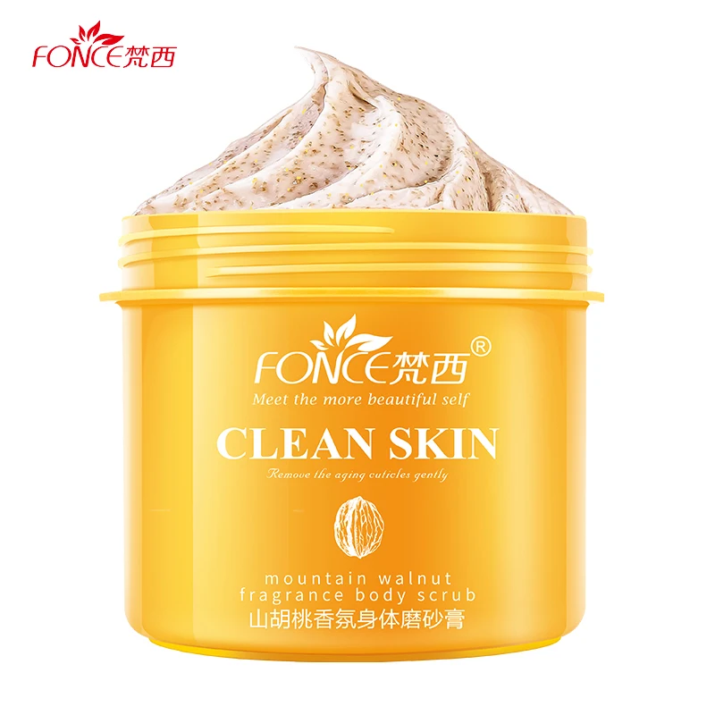 

Fonce Hickory аромат скрабы для тела 250 г отшелушивающий крем омоложение улучшает уход за кожей Гладкий увлажняющий длительный