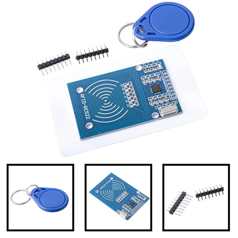 Модуль индуктивного датчика РЧ IC-карты для модуля Arduino + кольцо ключей NFC высокое