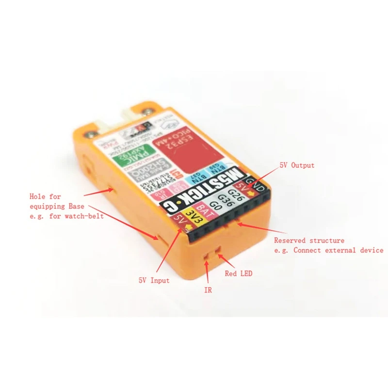 

for M5StickC PLUS ESP32-PICO Mini IoT Development Kit Bluetooth and WiFi Larger Screen IoT Controller with Data Cable
