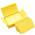 Креативные утолщенные пустые круглые маленькие карточки для заметок, граффити, стикеры для заметок, карточки для сообщений, Случайная коробка, цвет